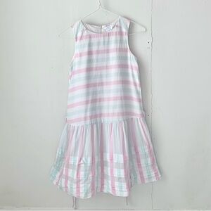 Pastel Striped Sleeveless Dress
